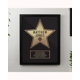 Personalised Star Award Black Poster Frame
