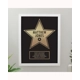 Personalised Star Award White Poster Frame