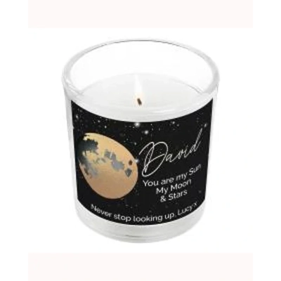 Personalised Sun & Moon Scented Jar Candle Personalised Sun & Moon Scented Jar Candle