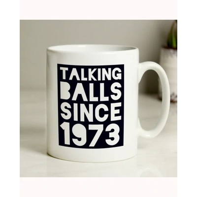 Personalised Talking Balls Since Mug Personalised Talking Balls Since Mug