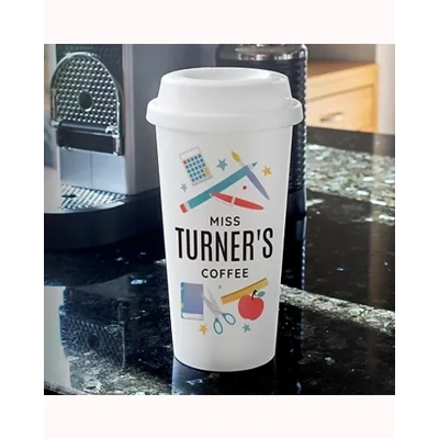 Personalised Teachers Insulated Eco Travel Cup