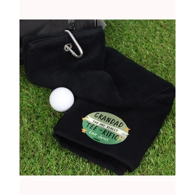 Personalised Tee-rific Golf Towel