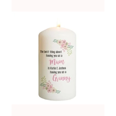 Personalised The Best Thing Pillar Candle Personalised The Best Thing Pillar Candle