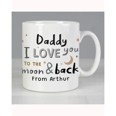 Personalised To the Moon and Back Mug Personalised To the Moon and Back Mug