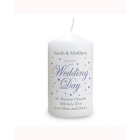 Personalised Wedding Day Pillar C..