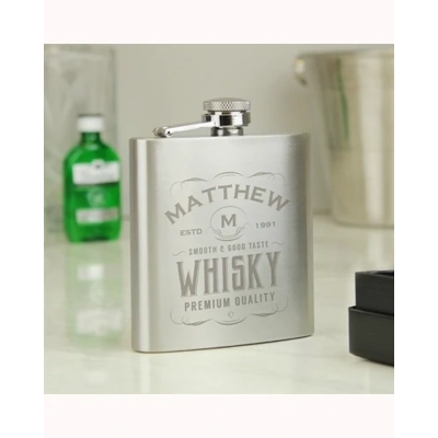 Personalised Whisky Hip Flask Personalised Whisky Hip Flask