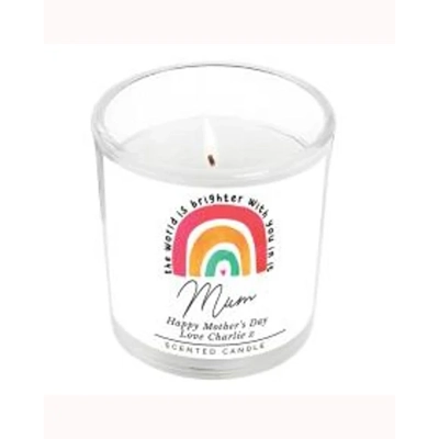 Personalised You Make The World Brighter Scented Jar Candle Personalised You Make The World Brighter Scented Jar Candle