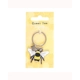 Queen Bee Enamel Keyring