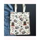 Retro 80s Print Polycotton Tote Bag
