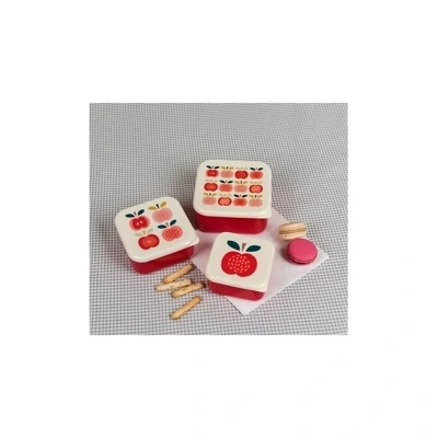 Reusable Snack Boxes - Vintage Apple Reusable Snack Boxes - Vintage Apple