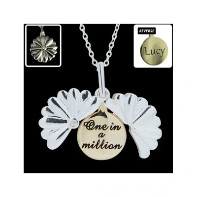 Secret Message Flower Necklace - One in a Million Secret Message Flower Necklace - One in a Million