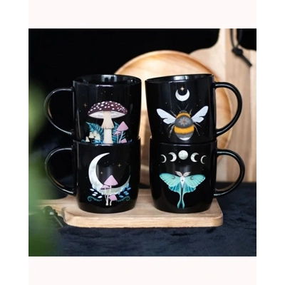 Set of 4 Dark Forest Mugs