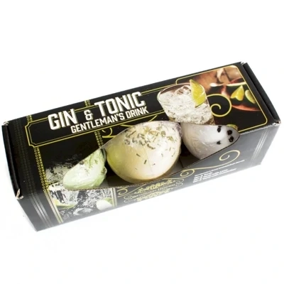 Set of Three Gin & Tonic Bath Bombs Set of Three Gin & Tonic Bath Bombs