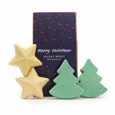 Silent Night Christmas Bath Bomb Gift Pack Silent Night Christmas Bath Bomb Gift Pack