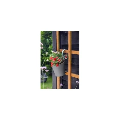 Slate Fence Hanging Pots