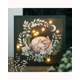 Sleeping Fox Light Up Canvas Plaque