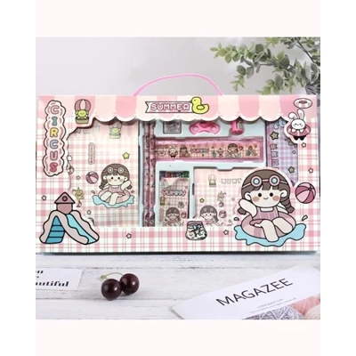 Smile Factory Pink Girl Stationary Gift Set Smile Factory Pink Girl Stationary Gift Set
