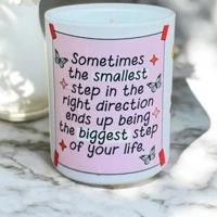 Sometimes the Smallest Step Candle