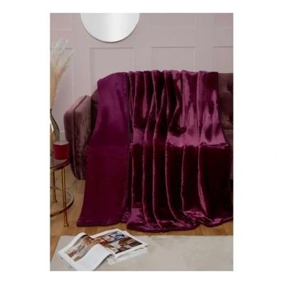 So Soft Throw - Aubergine So Soft Throw - Aubergine