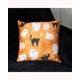 Square Sweet and Spooky Ghost Print Cushion