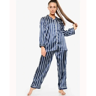 Striped Satin PJ Set