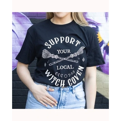 Support Your Local Witch Coven Unisex T-shirt