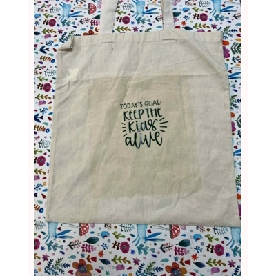 todays goal keep the kids alive tote bag