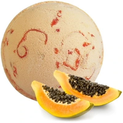 Tropical Paradise Coco Bath Bomb - Papaya Tropical Paradise Coco Bath Bomb - Papaya