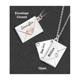 Two Tone Love Letter Necklace
