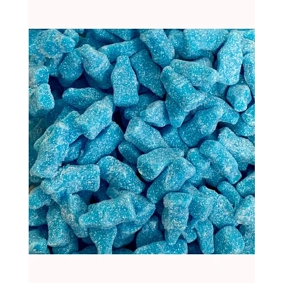 Vegan Fizzy Blue Bottles Vegan Fizzy Blue Bottles