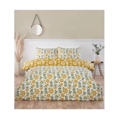 Victorian Bloom Green & Ochre Victorian Bloom Green & Ochre