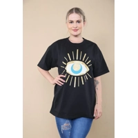 EYE PRINT OVERSIZED T-SHIRT