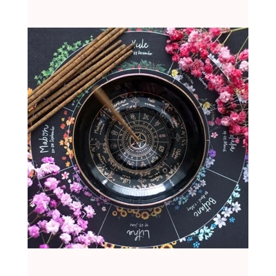 Wheel of the Year Incense Holder