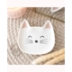 White Cat Face Trinket Dish