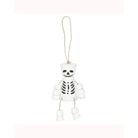 White Skeleton Terracotta Pot Man