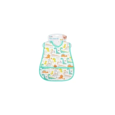 Wipe Clean Bib - Blue Dino Wipe Clean Bib - Blue Dino