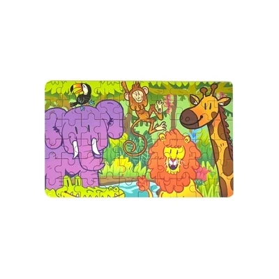 Wooden Jungle Jigsaw in Tin Wooden Jungle Jigsaw in Tin
