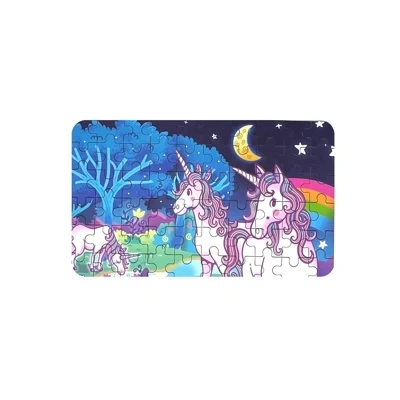 Wooden Unicorn Jigsaw in Tin Wooden Unicorn Jigsaw in Tin