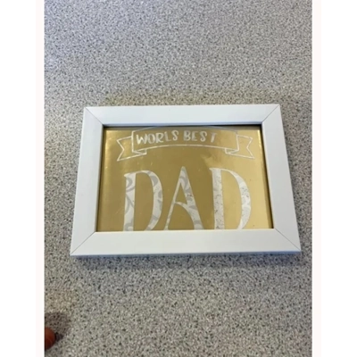 worlds best dad frame