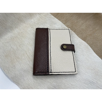Pebble Leather Passport Wallet