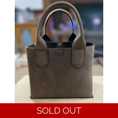 Small Hand-Stitched Lea..