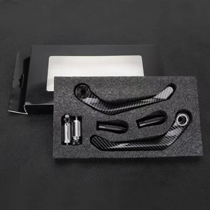 Protections de guidon de frein argenté