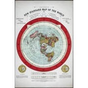 Gleasons new standard map of the world