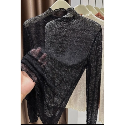 Lace layering top