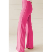 Pink High Waist Flared Pants