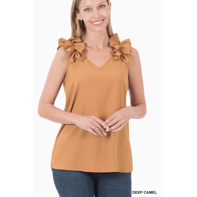 Ruffle Sleeve Blouse