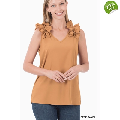 Ruffle Sleeve Blouse