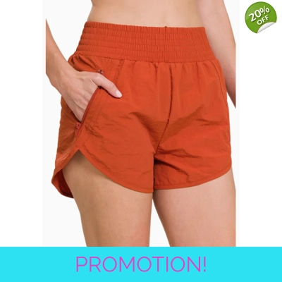 Copper Windbreaker Running Short