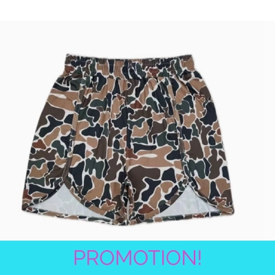 Camo Digital Print Shorts Camo Digital Print Shorts