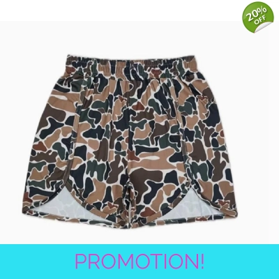 Camo Digital Print Shorts